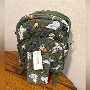 Vera Bradley Green new with tags matching wallet